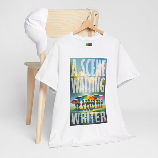 The Reader T-Shirt: A scene waiting for a writer Jack