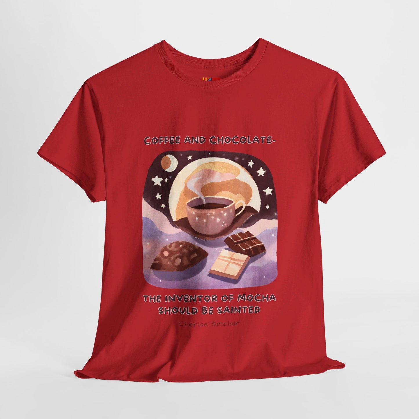 Saint the Mocha Inventor General Coffee Love T-shirt