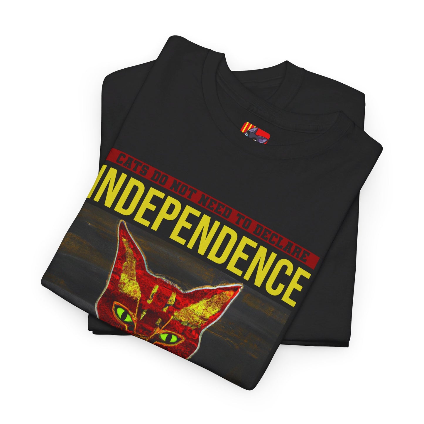 The Free Thinker T-Shirt: Cats do not need to declare independence Jack