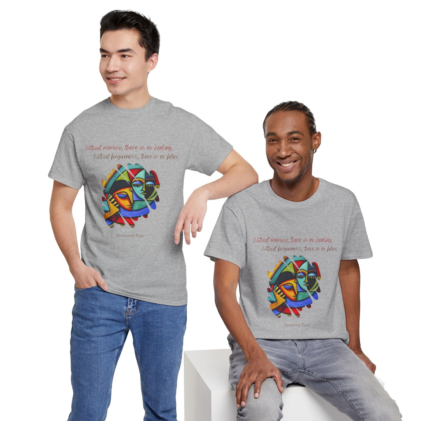 The Healing Journey T-Shirt: Remember to Forgive"Without memory... no forgiveness" Desmond Tutu