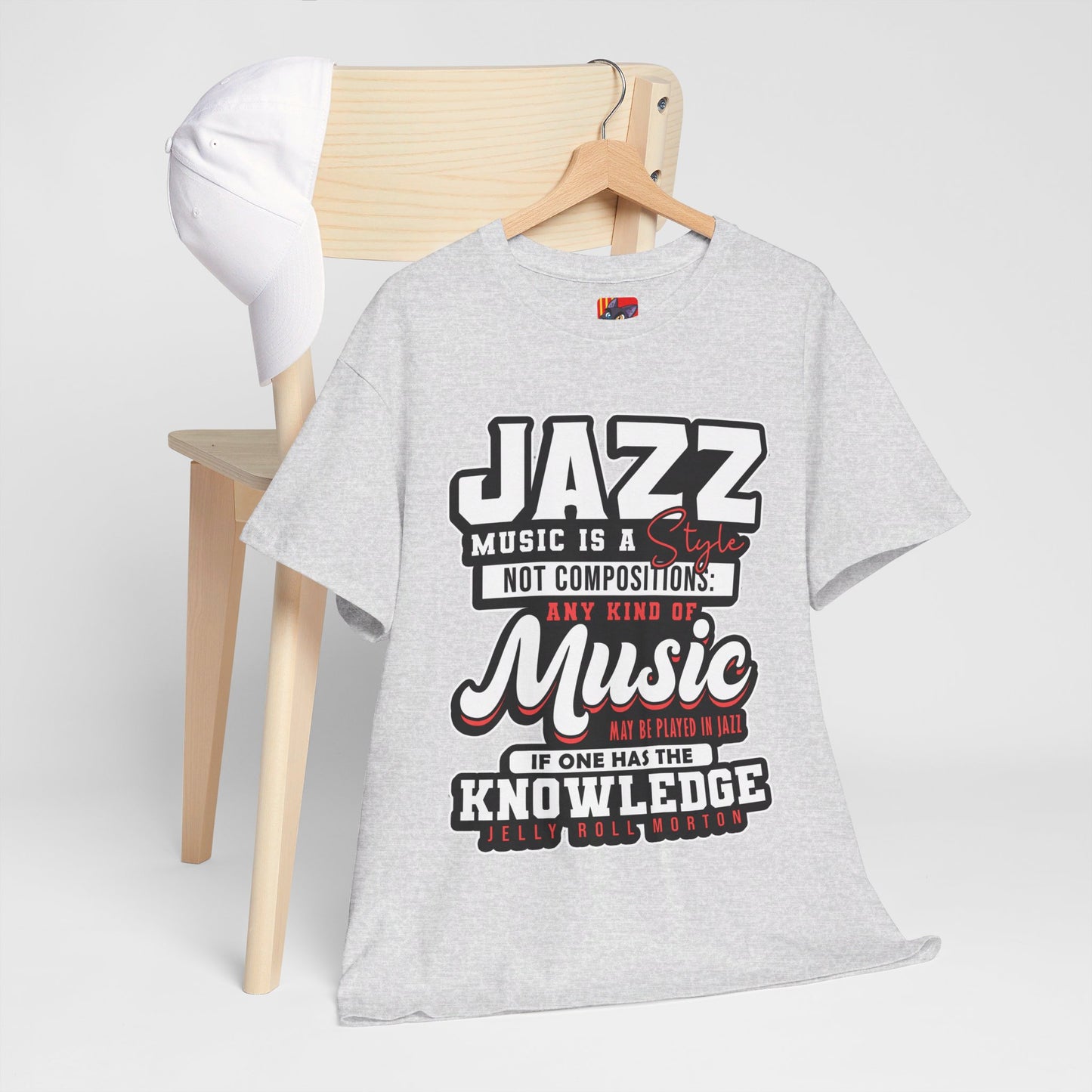 The History Buff T-Shirt: Jazz music is a style not composition Jelly Roll Morton