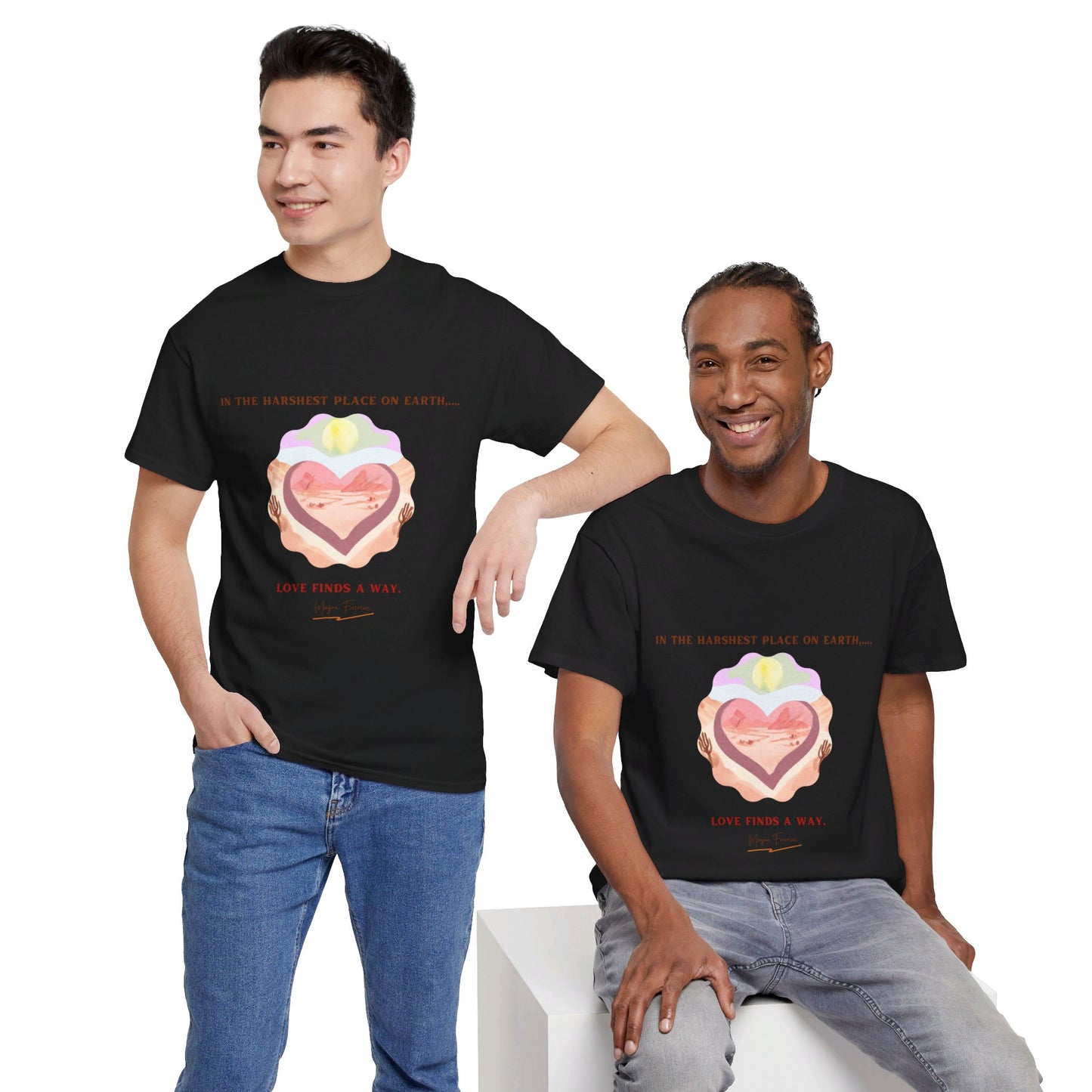 The Love Fighter T-Shirt: Love Conquers All"Love finds a way" Morgan Freeman