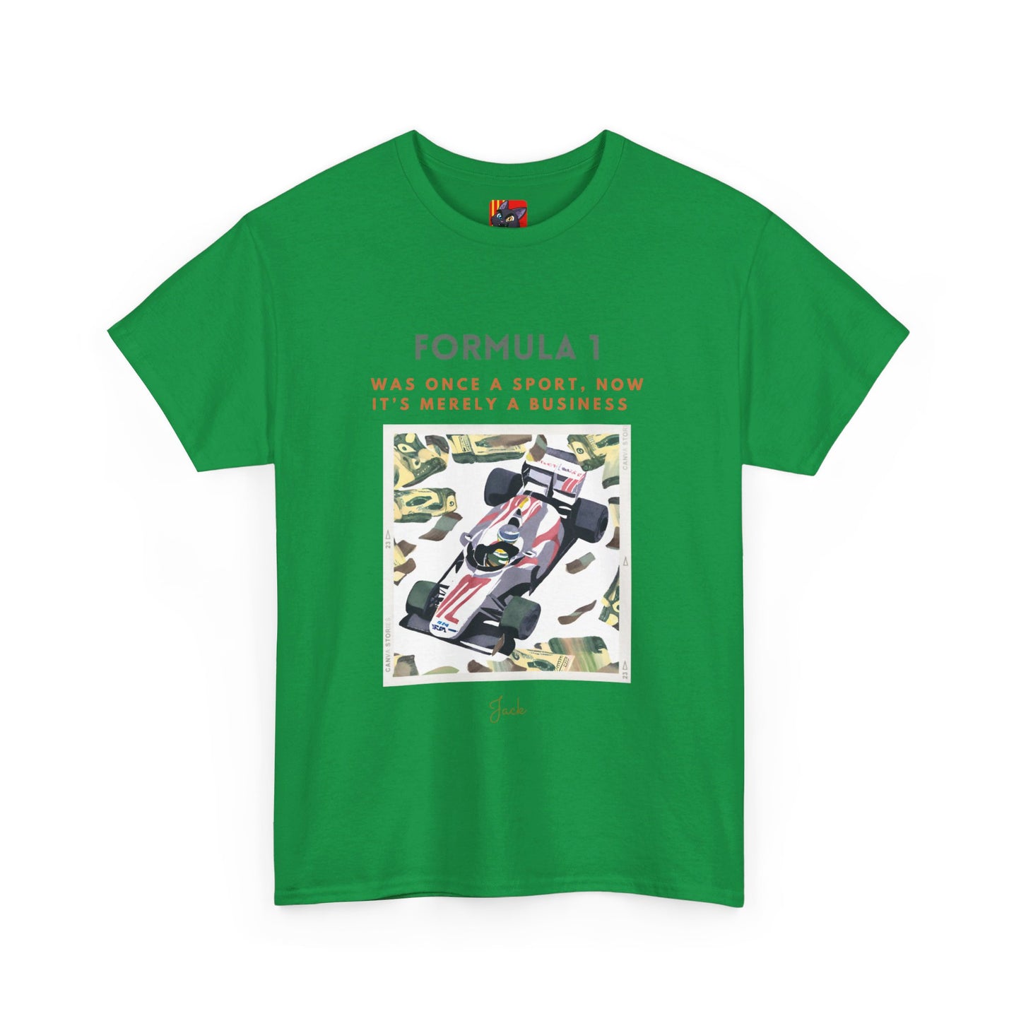 The Racing Purist T-Shirt: The Essence of Racing"Formula 1... a sport..." Jack