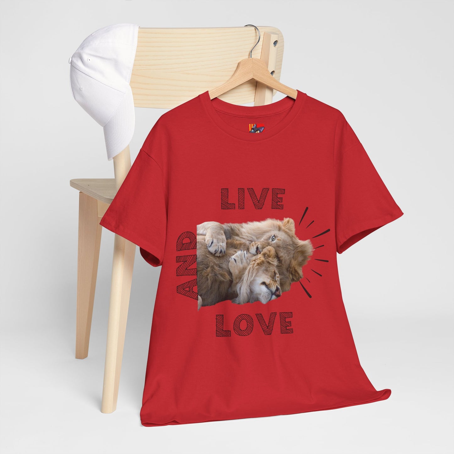 Live and Love: Simple Quote Tee
