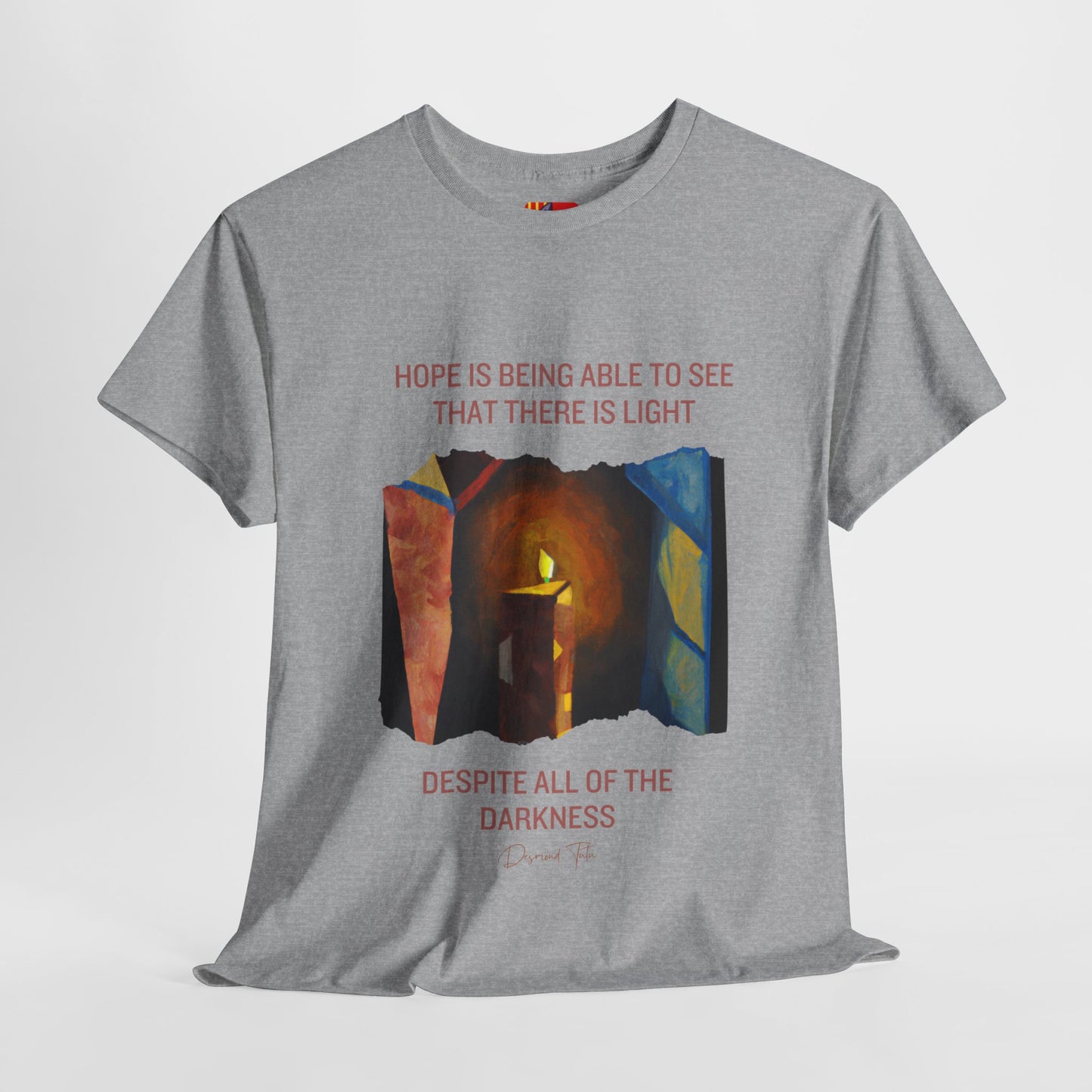 The Light Bringer T-Shirt: Find the Light Within"Hope is seeing light despite darkness" Desmond Tutu