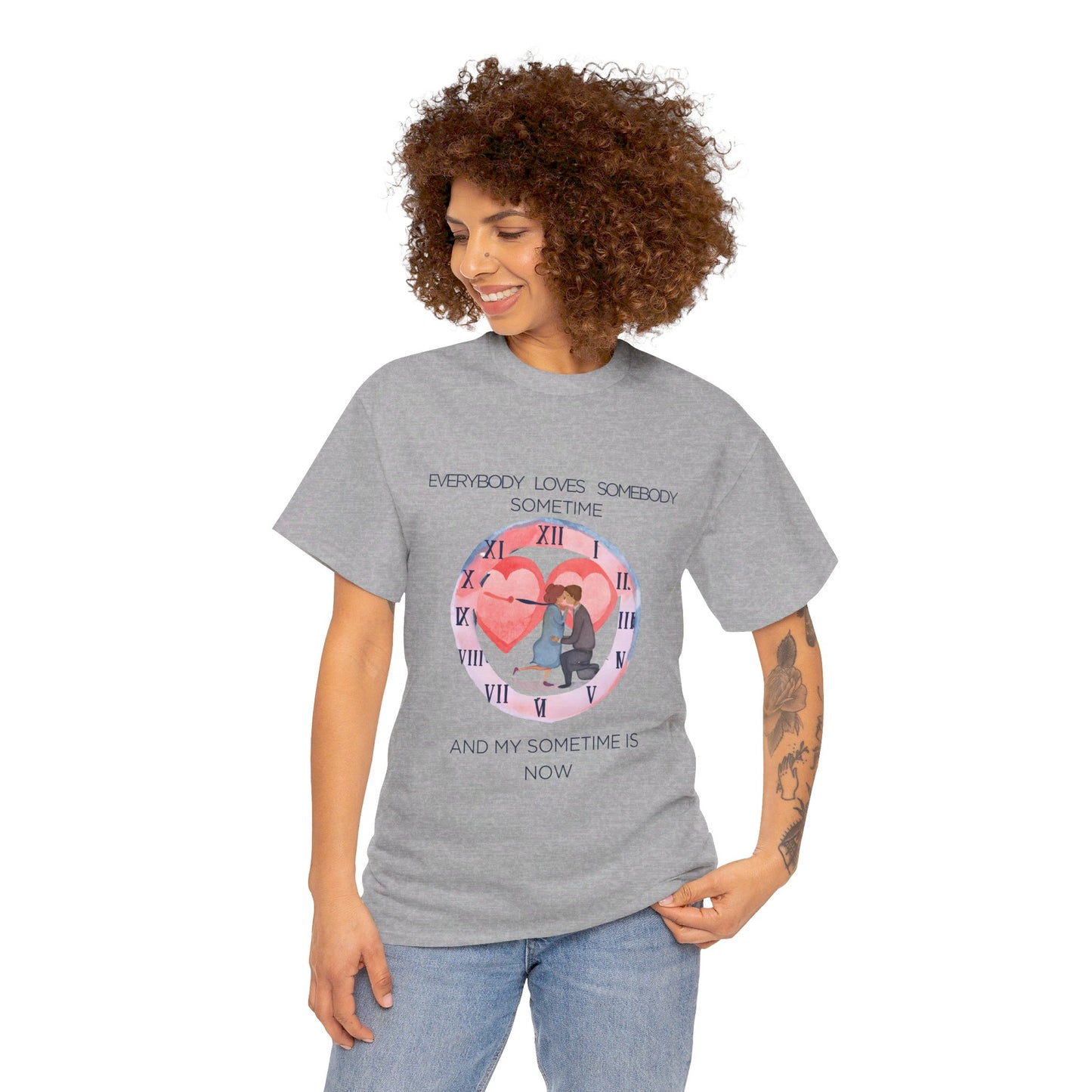 The Universal Love T-Shirt: Love Connects Us"Everybody loves somebody" Dean Martin