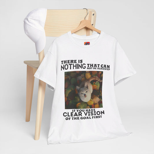 Clear Vision, Achieve Anything: Motivational Quote Tee 🌟🎯 Jack