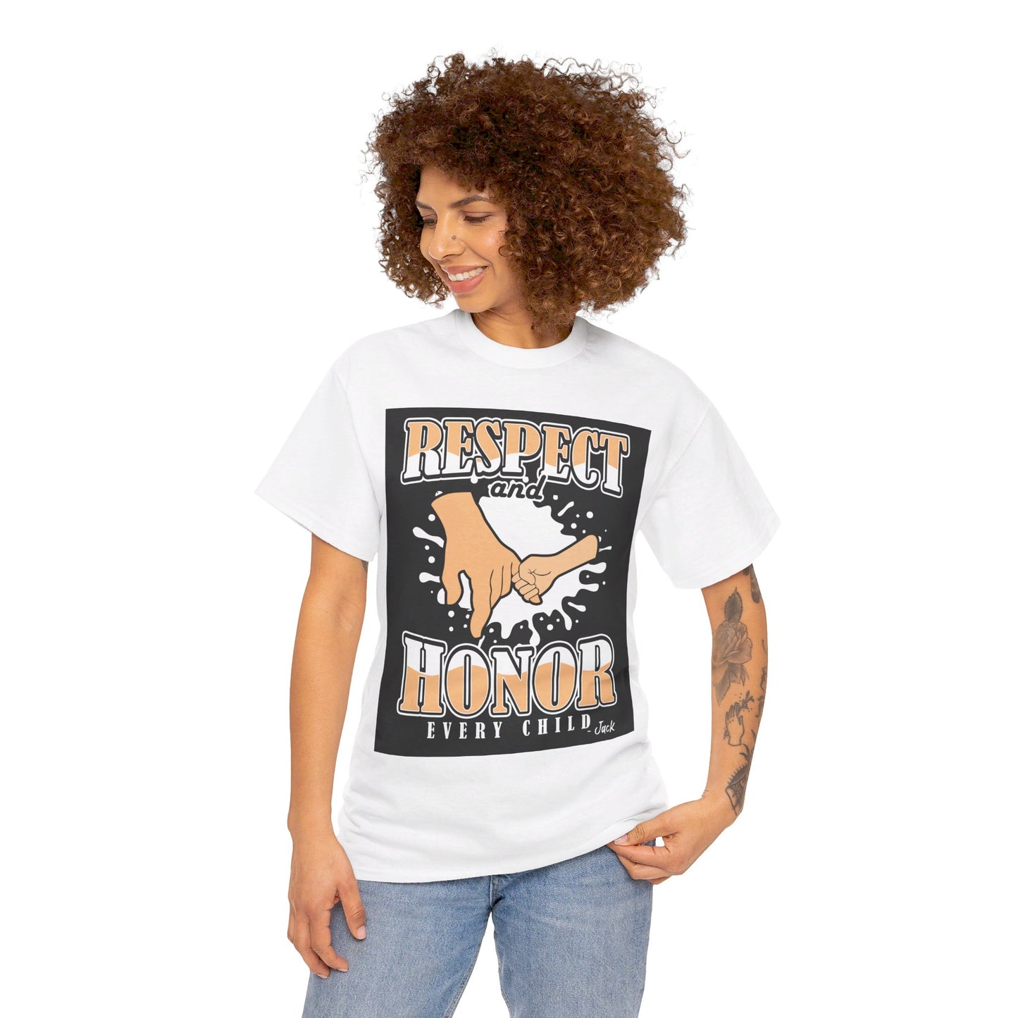 The Peacemaker T-Shirt: Respect and honor every child Jack