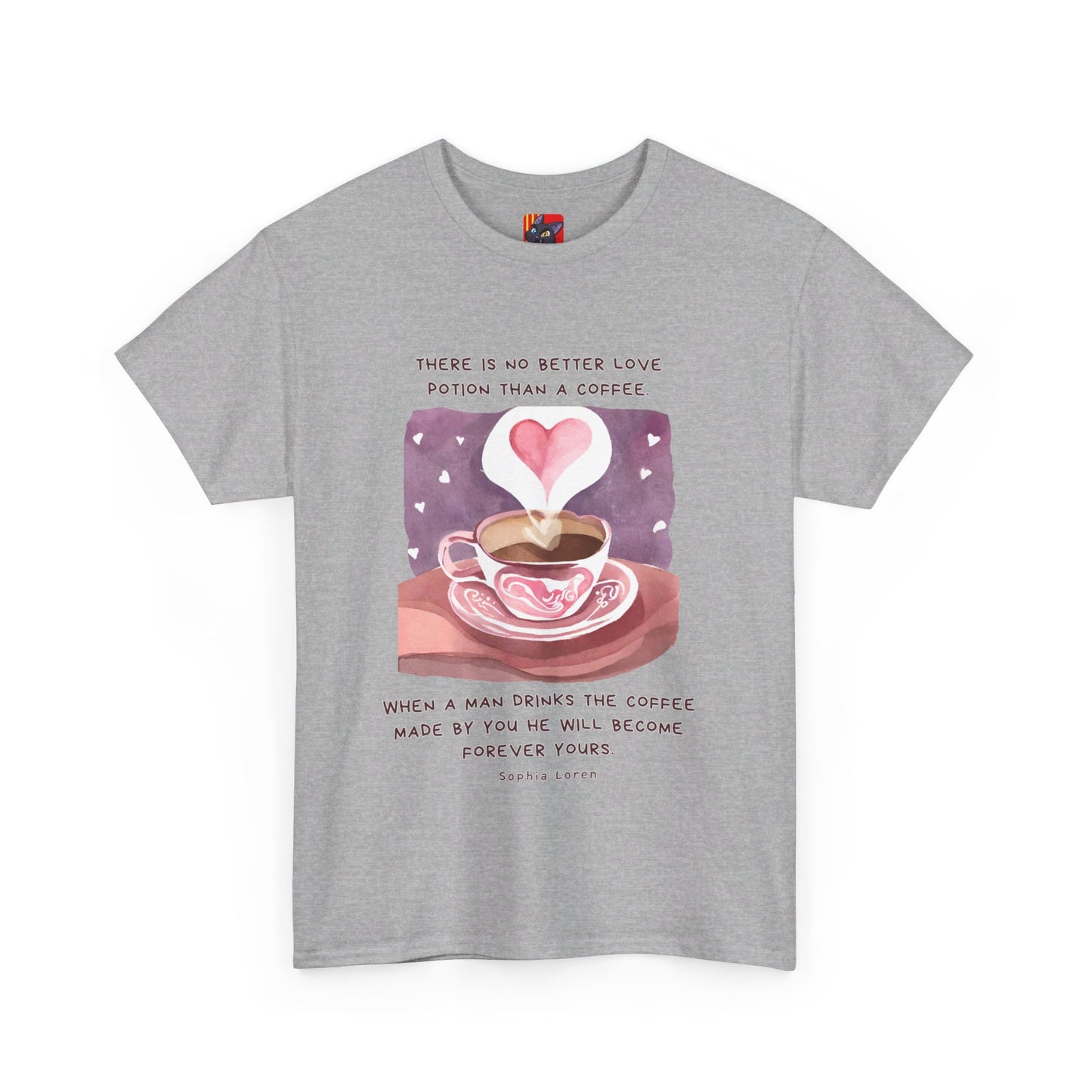 Coffee: The Love Potion (Cute & Playful) Romantic Coffee Quotes T-shirt