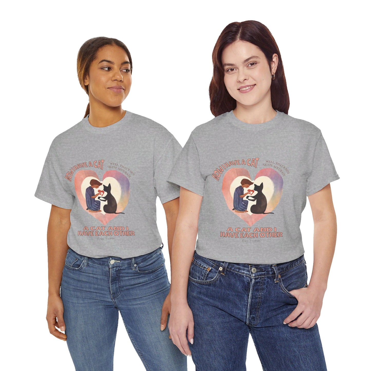 The Feline Partnership T-Shirt: We Own Each Other"Cat and I have each other" Kinky Friedman