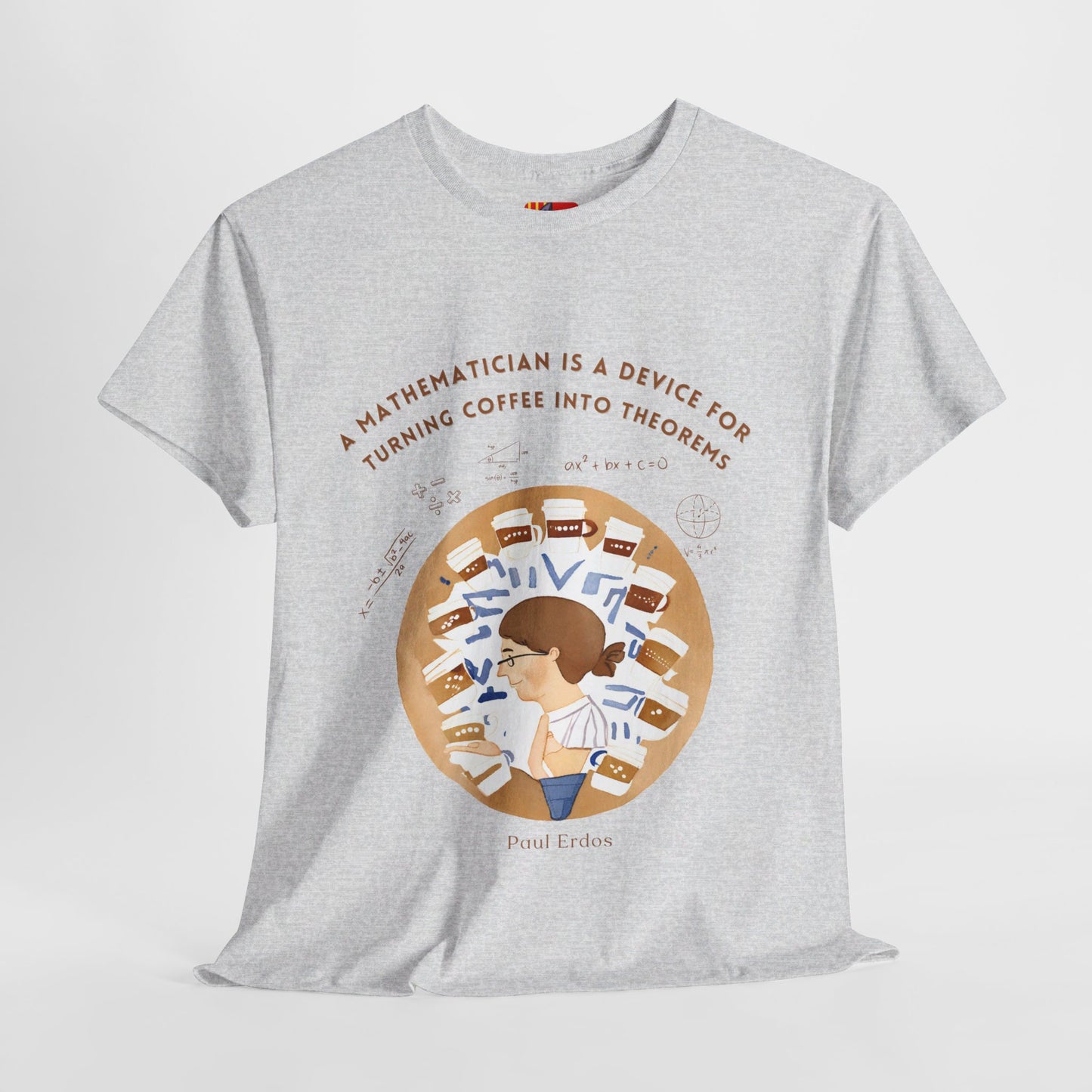 Mathematicians T-shirt: Coffee TheoristsMath/Literature Coffee Quotes