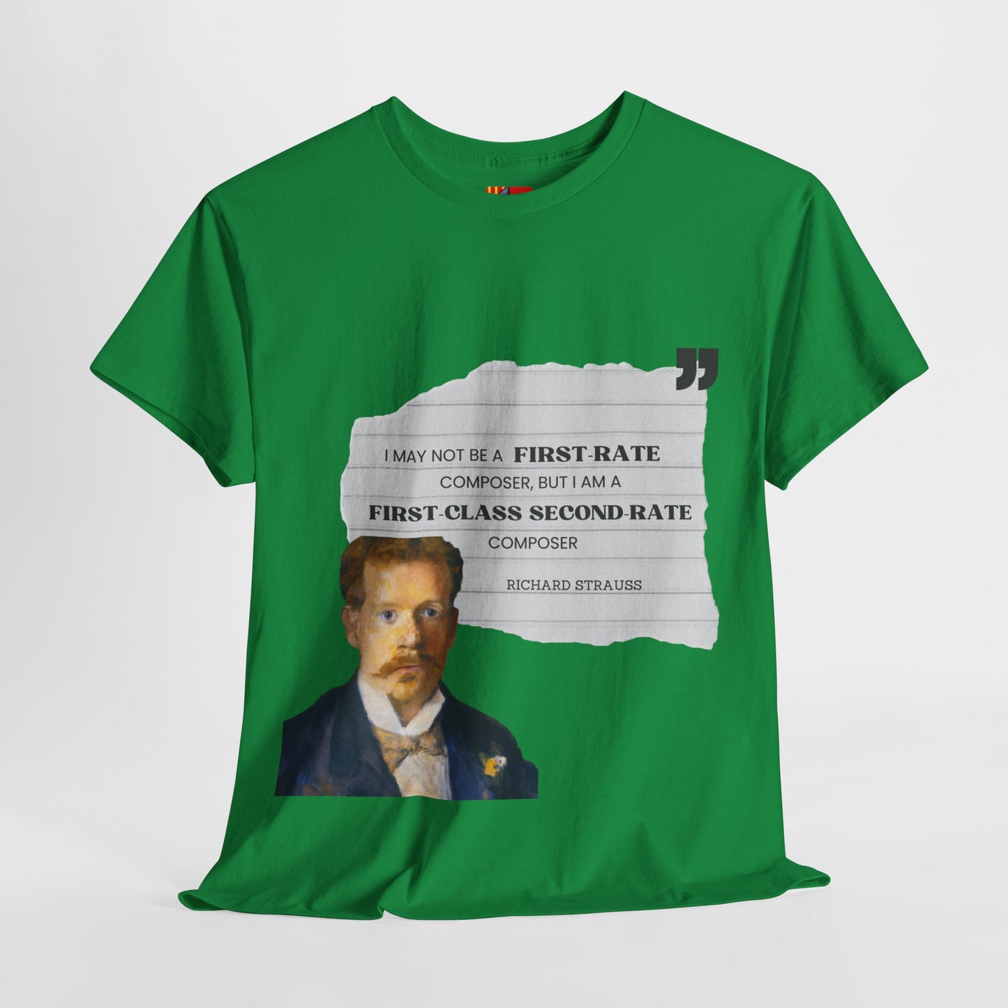 Second-Rate Genius: Dmitri Shostakovich Quote Tee Richard Strauss