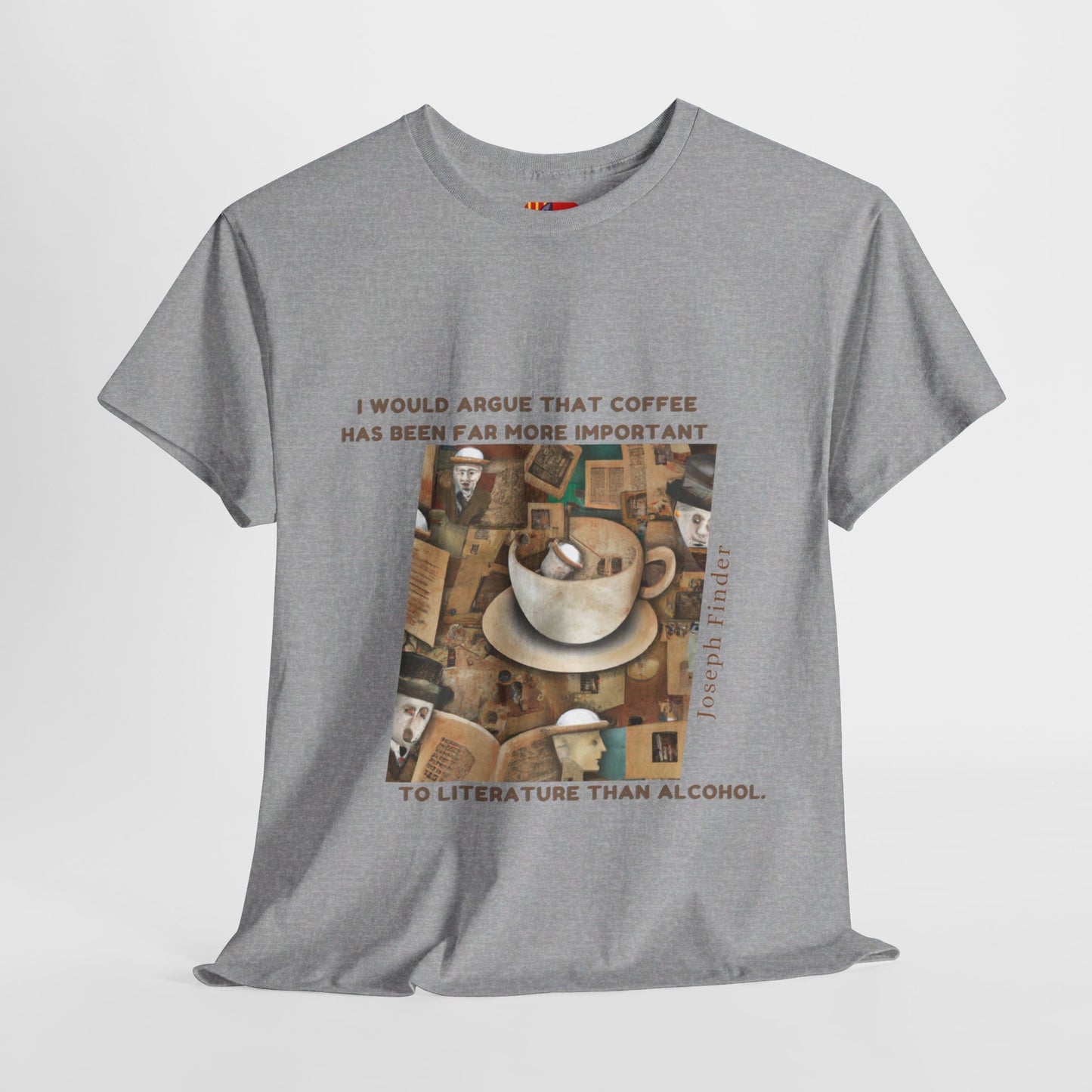 Coffee T-shirt: Fueling the Written WordMath/Literature Coffee Quotes