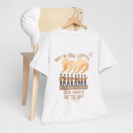 Coffee T-shirt: Fueling Ideas Since ForeverGeneral Coffee Love