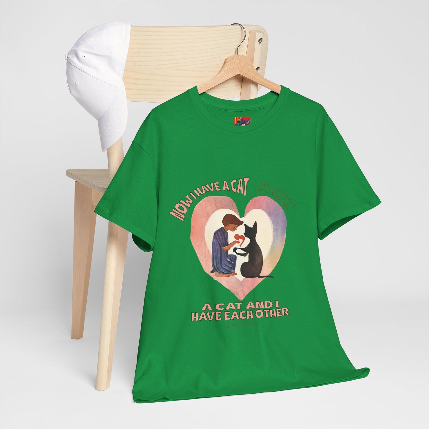 The Feline Partnership T-Shirt: We Own Each Other"Cat and I have each other" Kinky Friedman