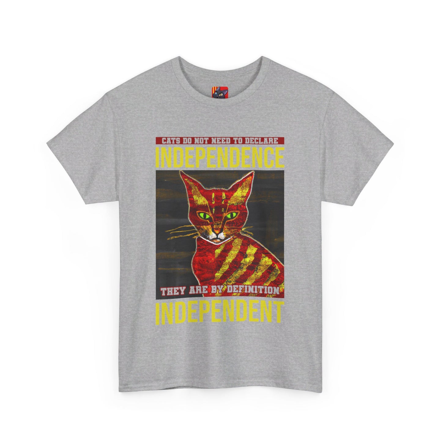 The Free Thinker T-Shirt: Cats do not need to declare independence Jack