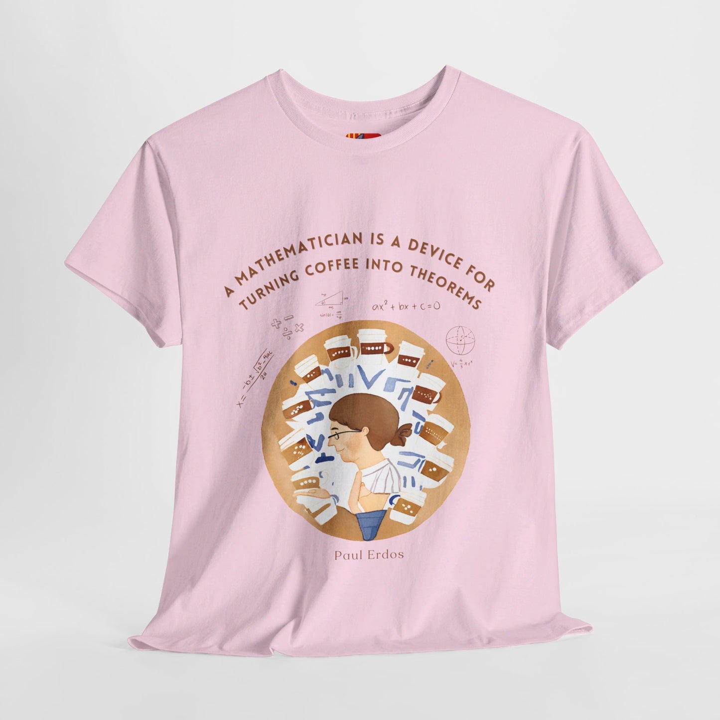 Mathematicians T-shirt: Coffee TheoristsMath/Literature Coffee Quotes