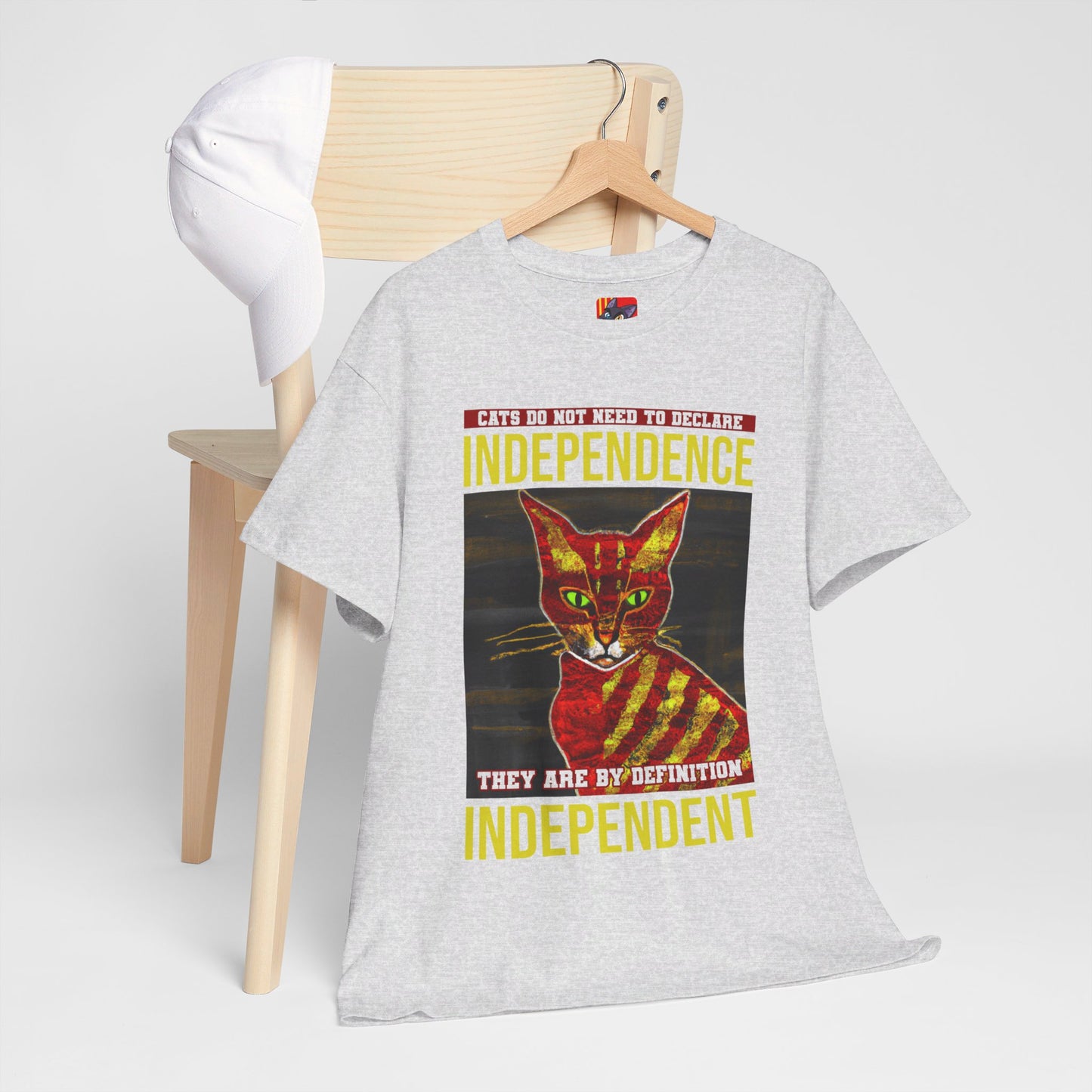 The Free Thinker T-Shirt: Cats do not need to declare independence Jack