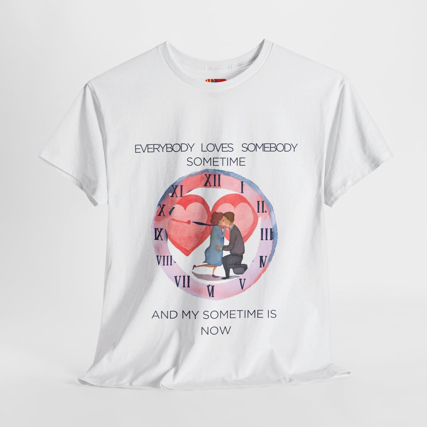 The Universal Love T-Shirt: Love Connects Us"Everybody loves somebody" Dean Martin