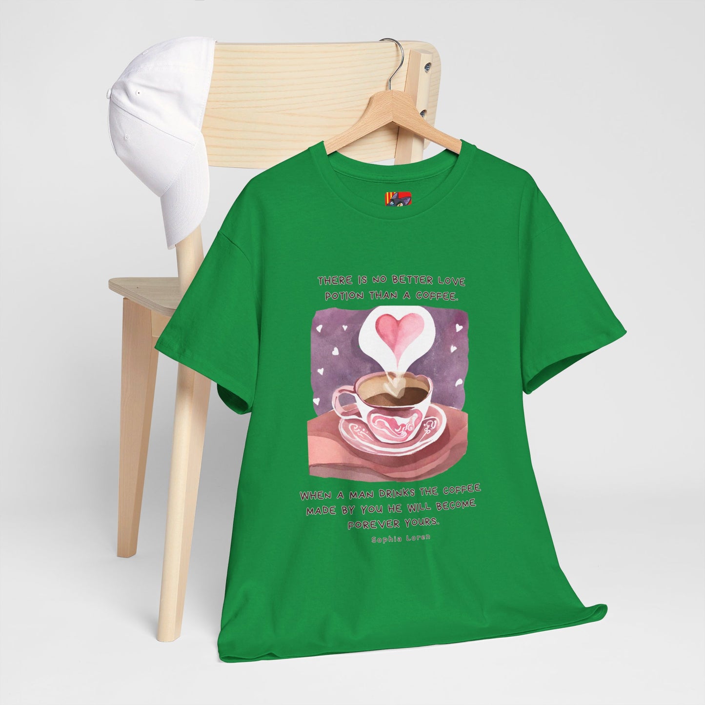 Coffee: The Love Potion (Cute & Playful) Romantic Coffee Quotes T-shirt