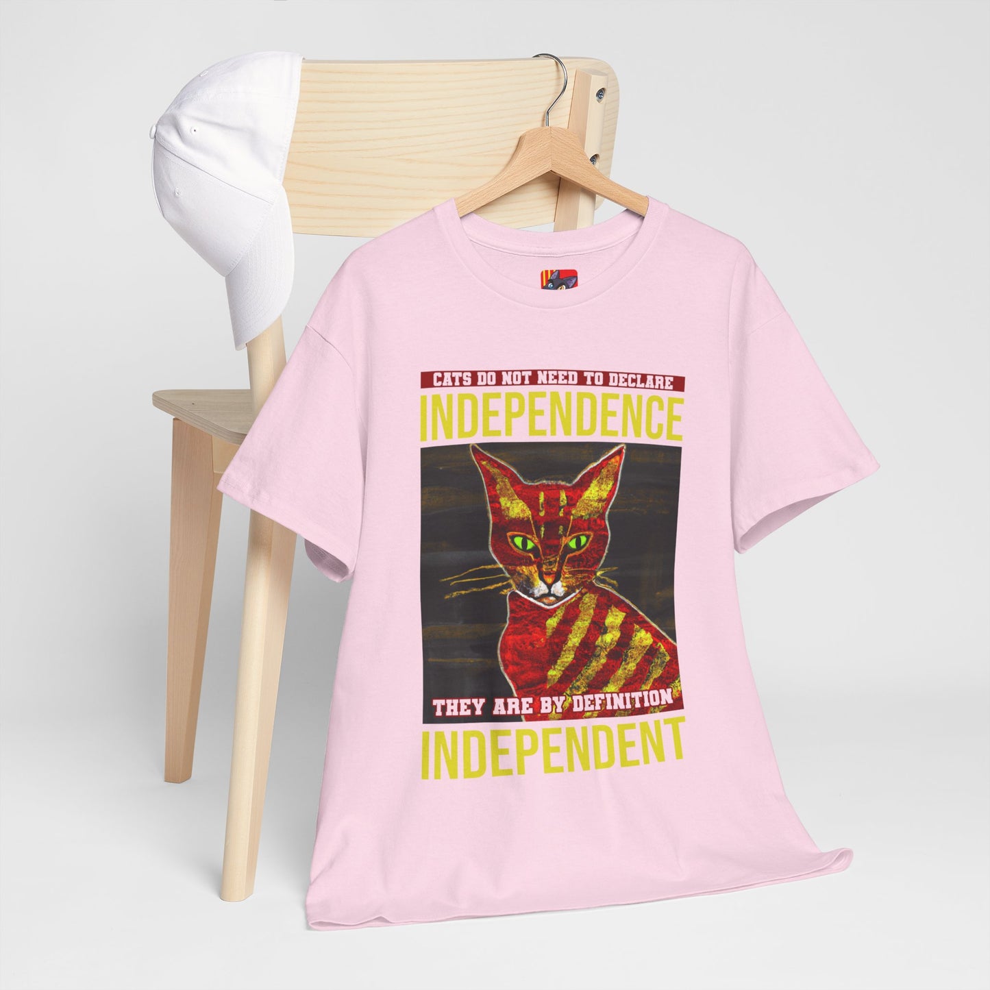 The Free Thinker T-Shirt: Cats do not need to declare independence
