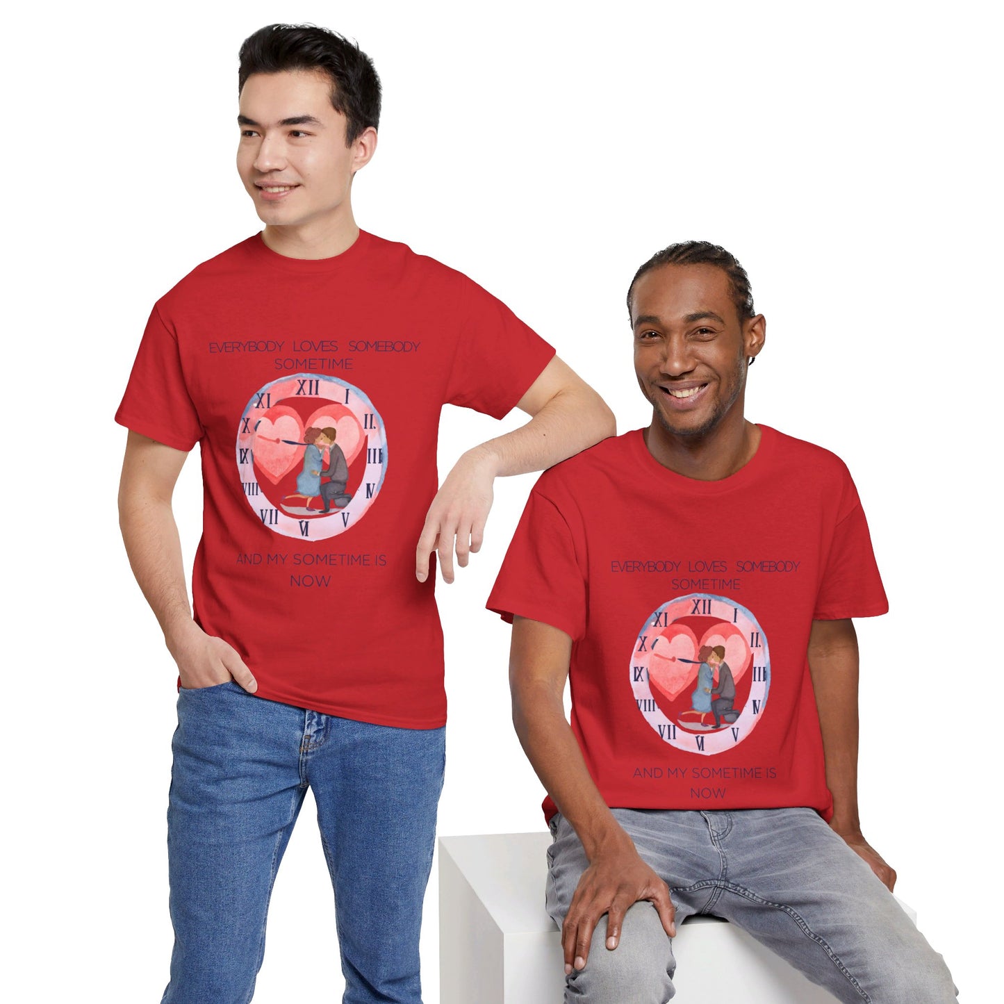 The Universal Love T-Shirt: Love Connects Us"Everybody loves somebody" Dean Martin