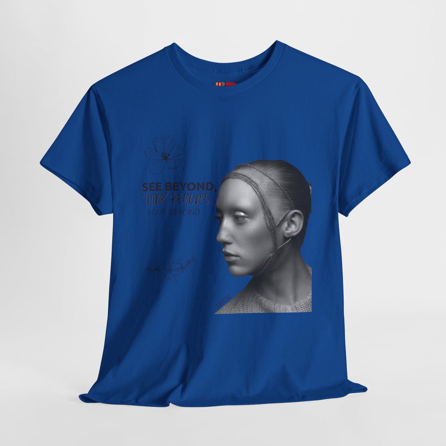 See, Think, Love Beyond: Inspirational Quote Tee