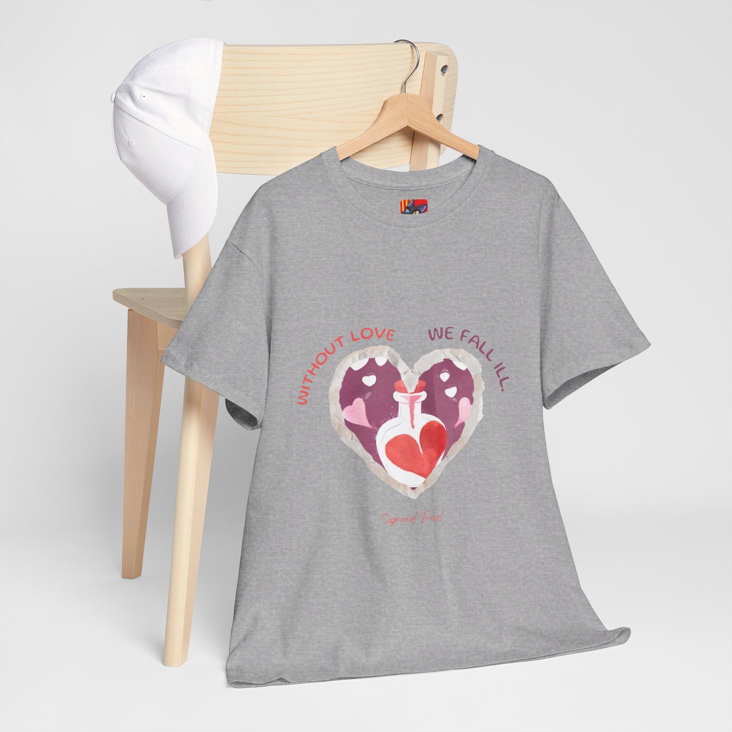 The Love is Essential T-Shirt: Spread Love, Stay Healthy"Without love we fall ill"  Sigmund Freud