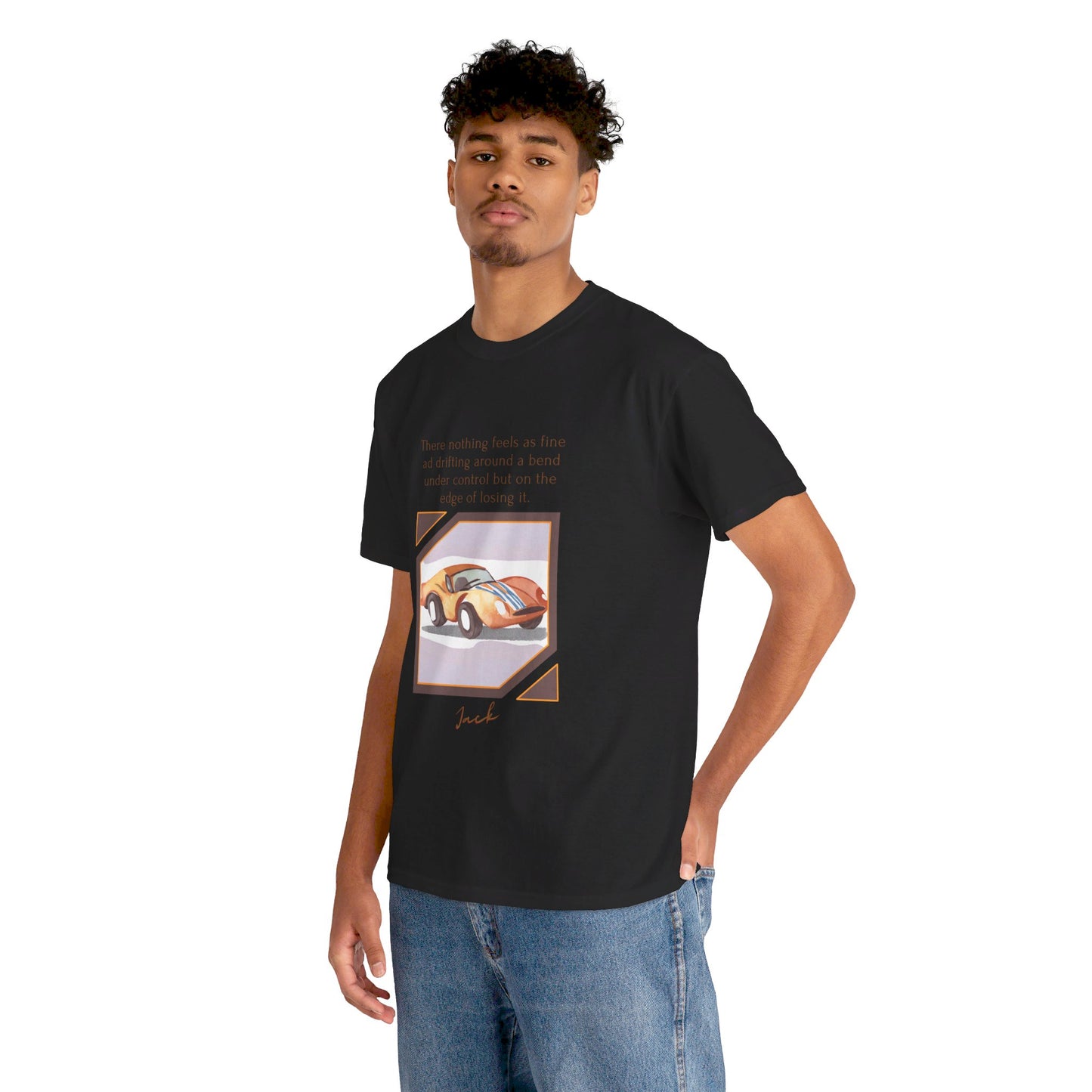 The Thrill Seeker T-Shirt: Live on the Edge "Drifting around a bend..." Jack