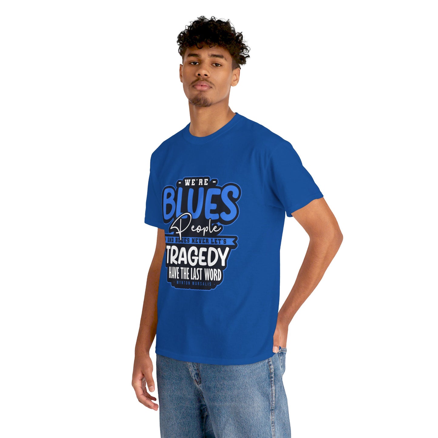 The Curious Mind T-Shirt: We're blues people  Wynton Marsalis