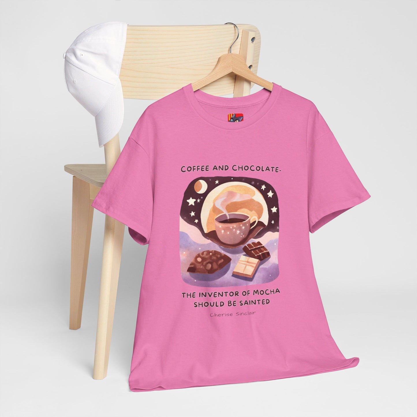 Saint the Mocha Inventor General Coffee Love T-shirt