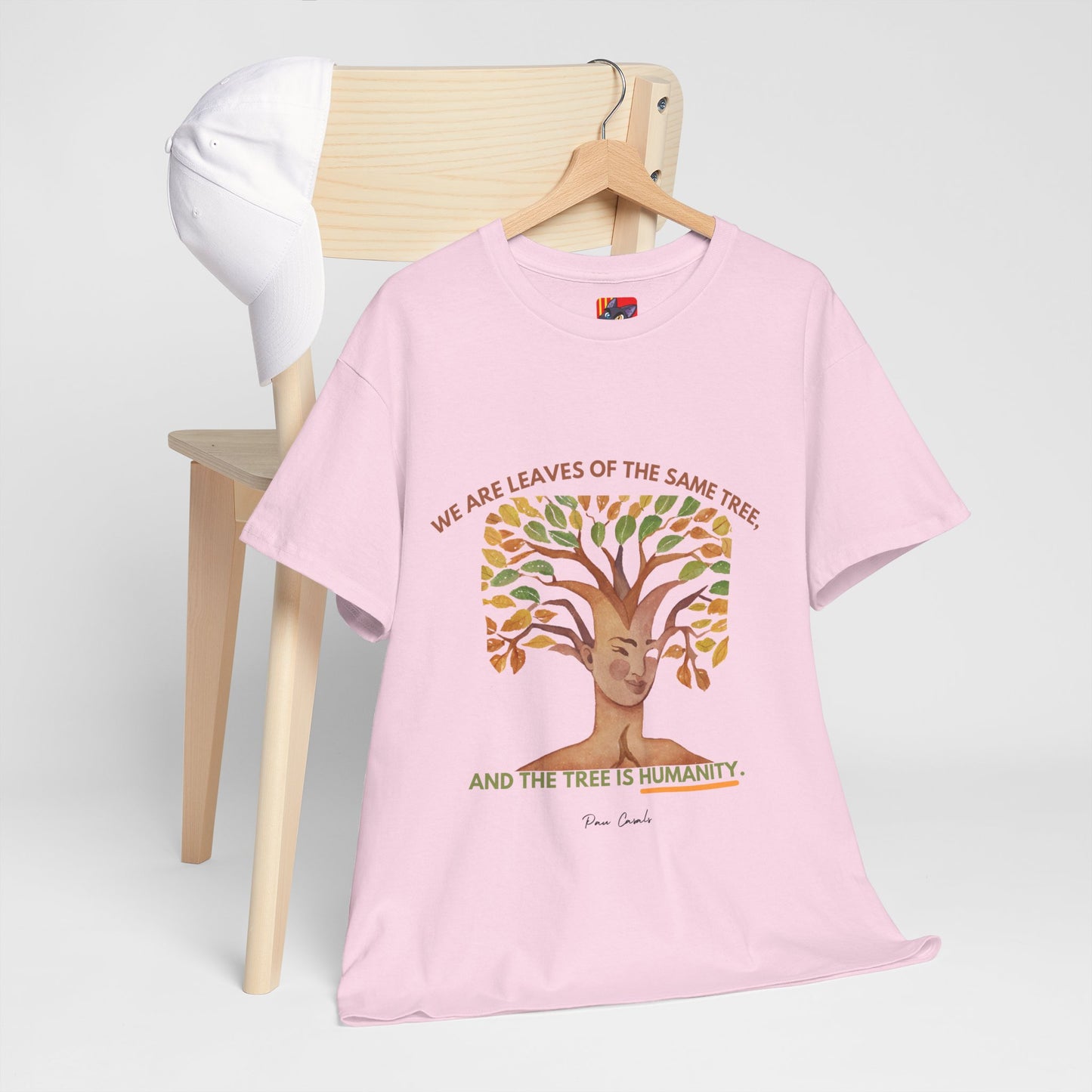 The Humanity T-Shirt: Connected by Our Roots"Leaves of the same tree... humanity"