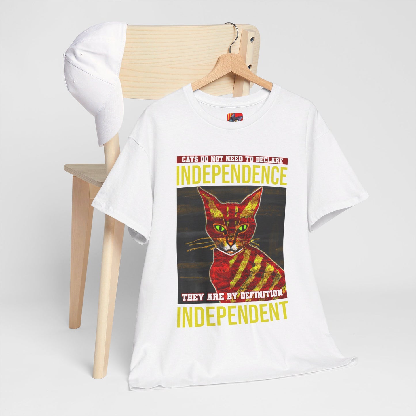 The Free Thinker T-Shirt: Cats do not need to declare independence Jack