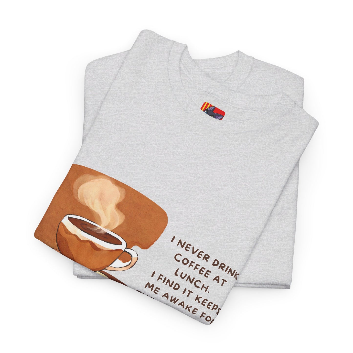 Coffee T-shirt: On Lunch Ronald Reagan