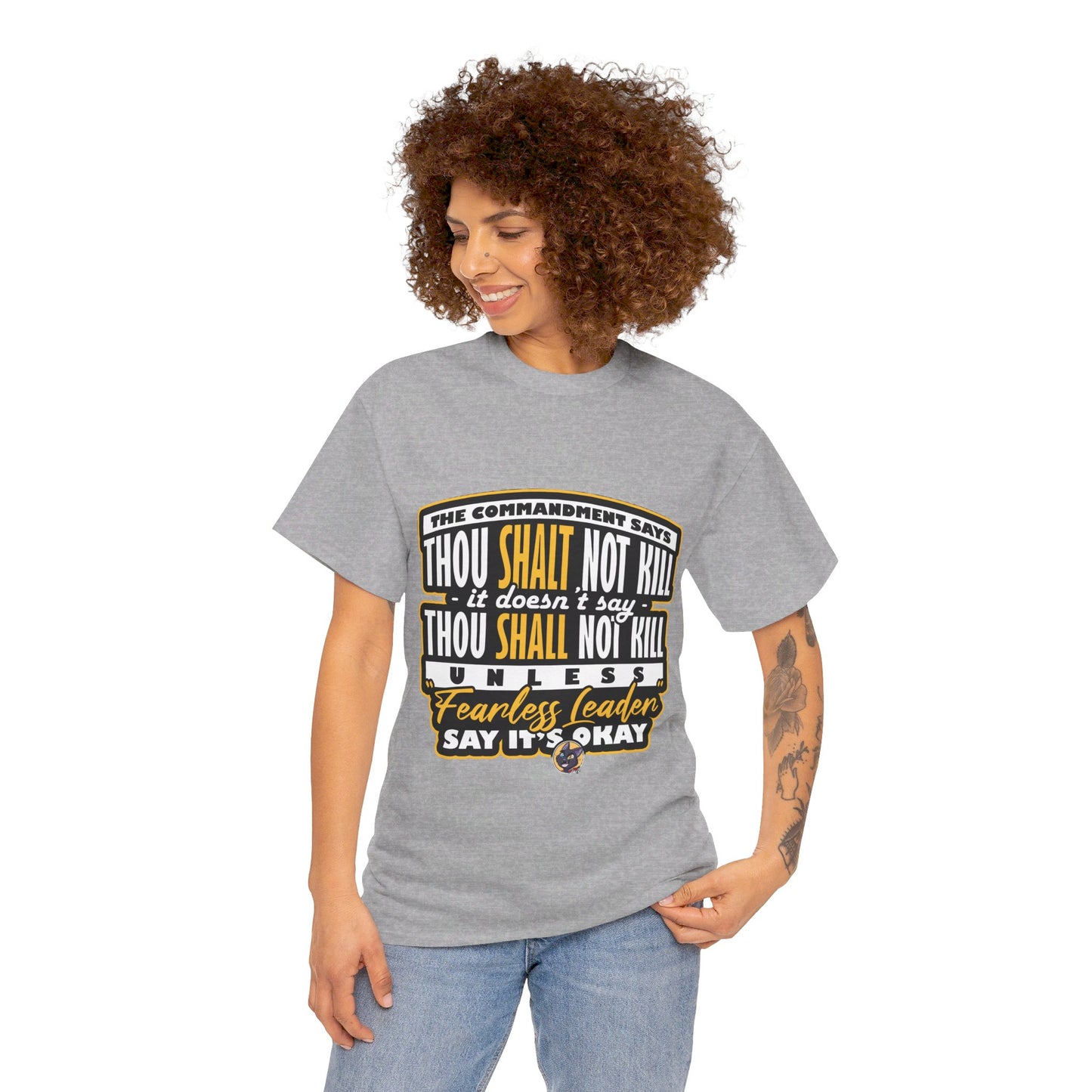 The Stand Out T-Shirt: The commandment says thou shalt not kill Jack