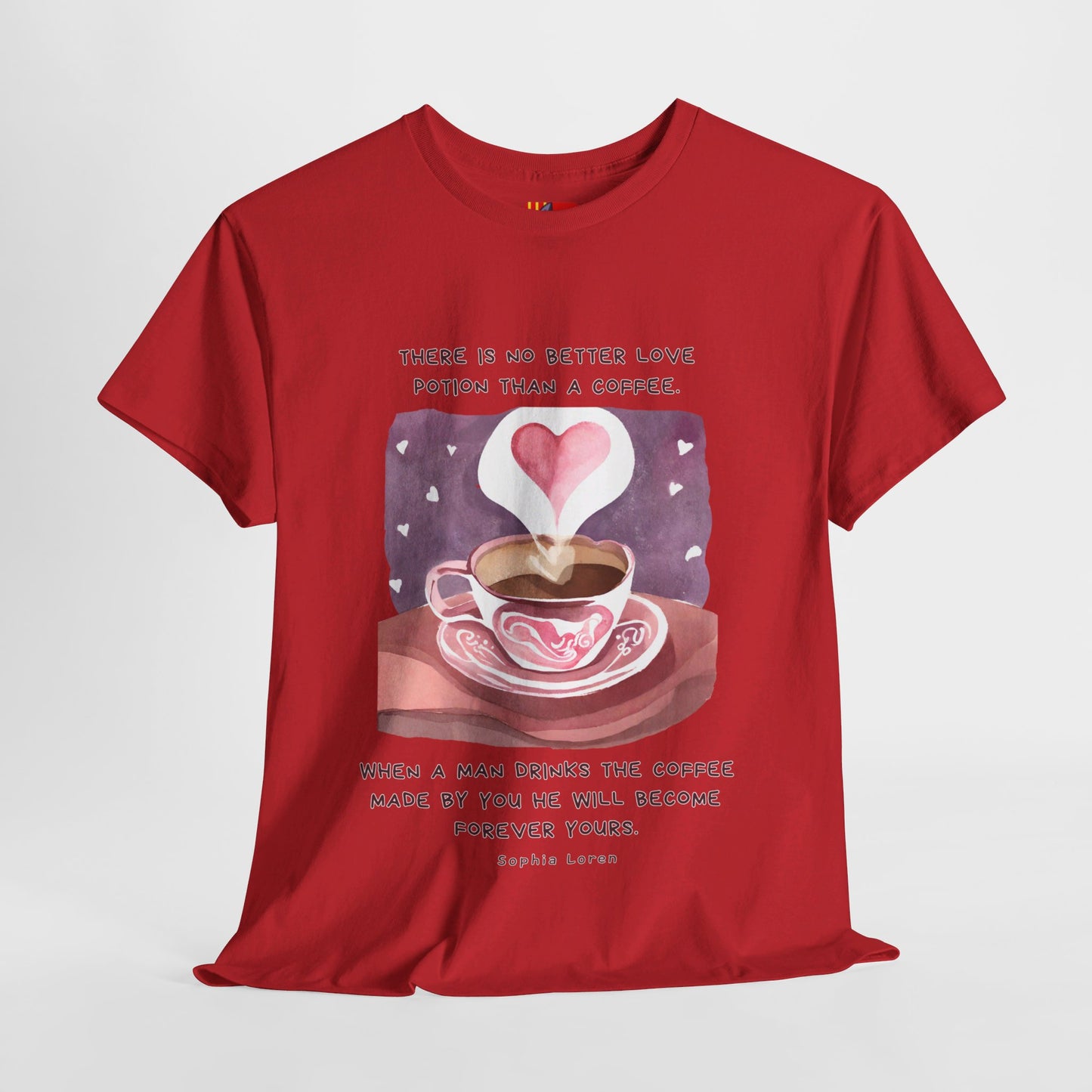 Coffee: The Love Potion (Cute & Playful) Romantic Coffee Quotes T-shirt