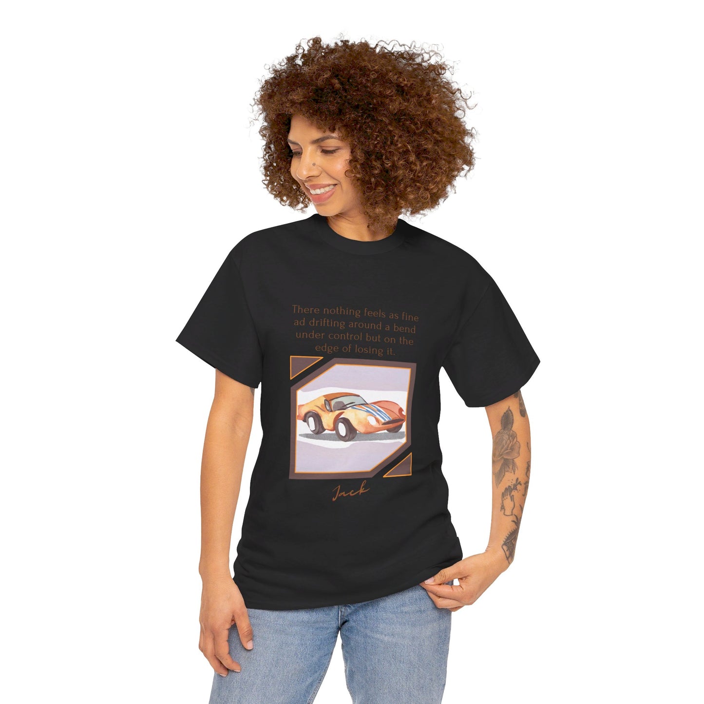 The Thrill Seeker T-Shirt: Live on the Edge "Drifting around a bend..." Jack