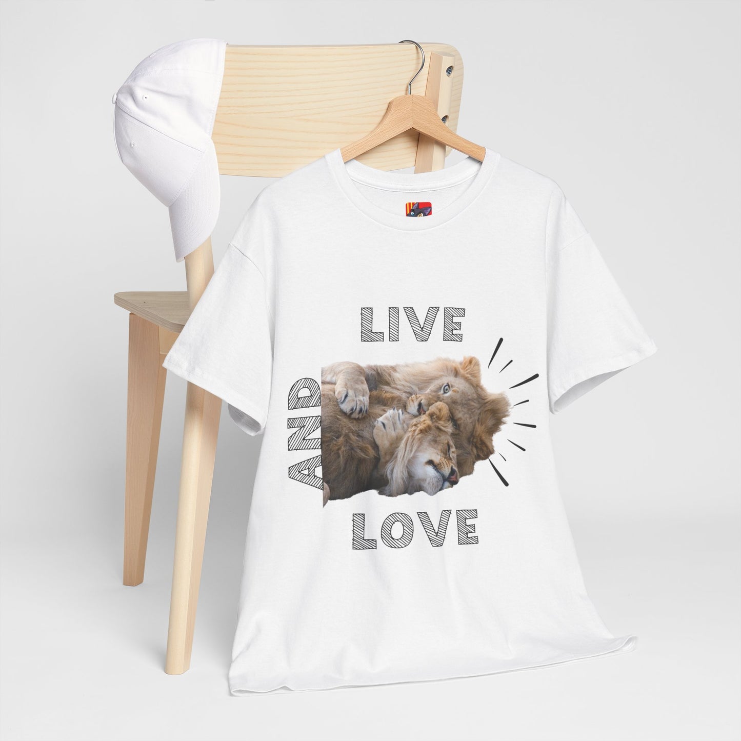 Live and Love: Simple Quote Tee Jack