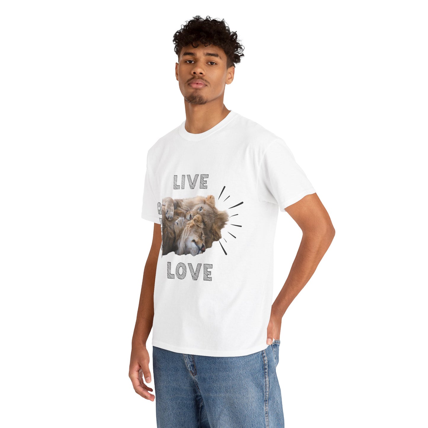 Live and Love: Simple Quote Tee Jack