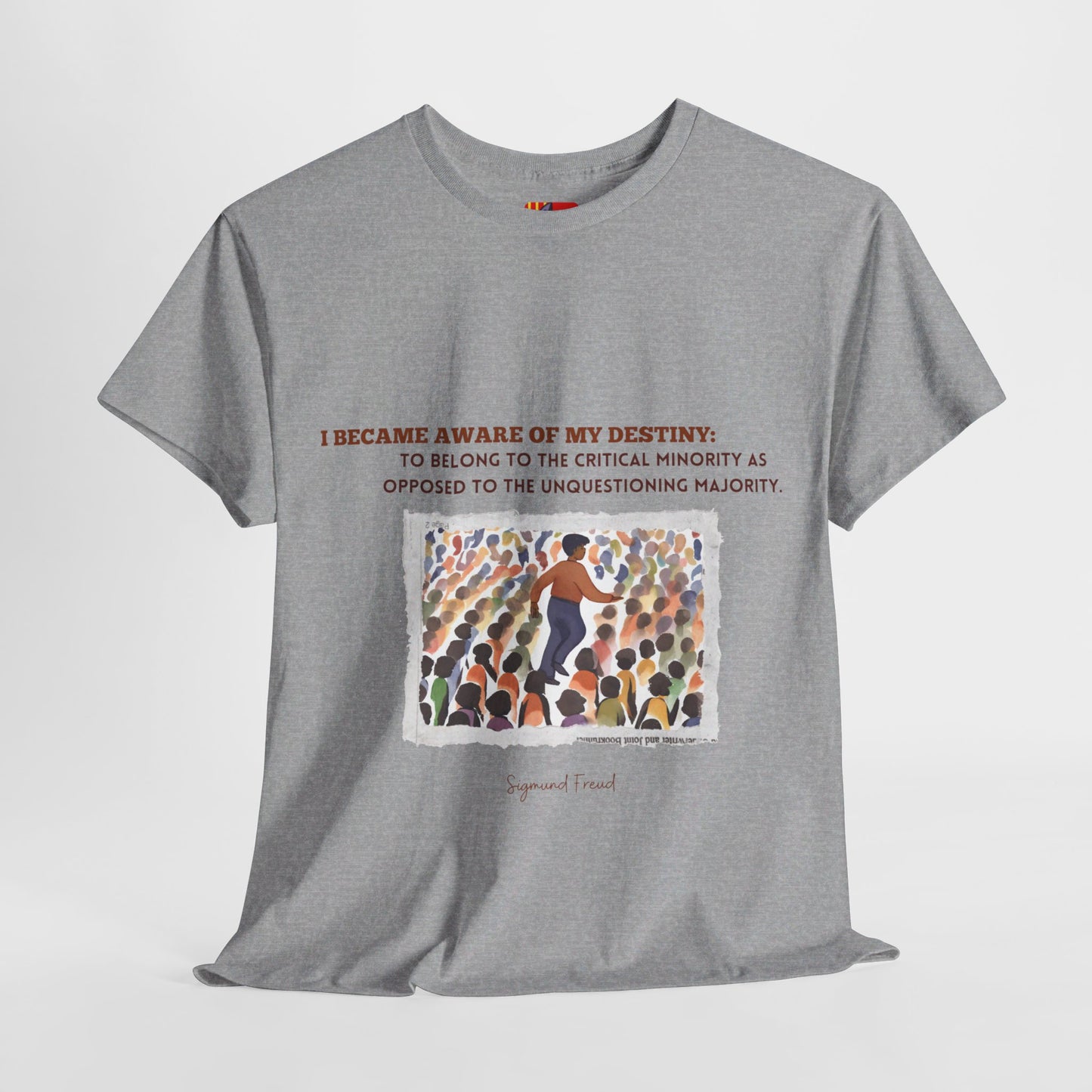 The Dissenter T-Shirt: Question Authority"Critical minority... unquestioning majority"