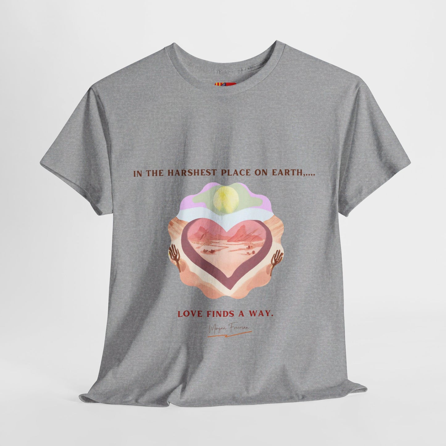 The Love Fighter T-Shirt: Love Conquers All"Love finds a way" Morgan Freeman