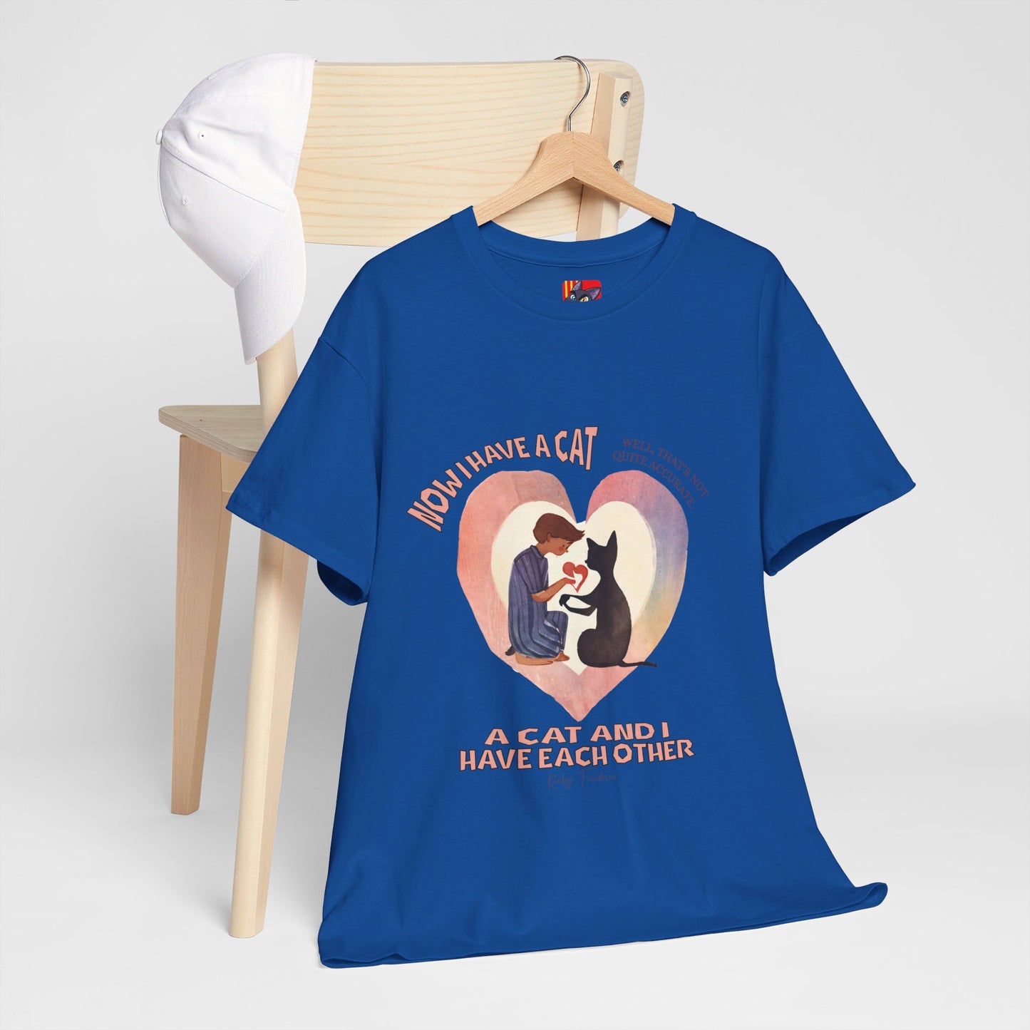 The Feline Partnership T-Shirt: We Own Each Other"Cat and I have each other" Kinky Friedman