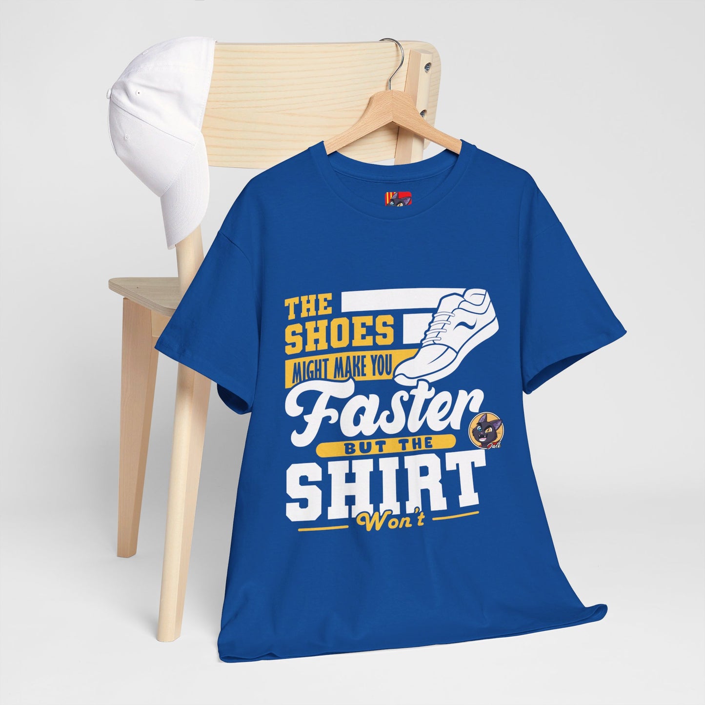 The Free Speech Advocate T-Shirt: The shoes might make you faster but the shirt won't Jack