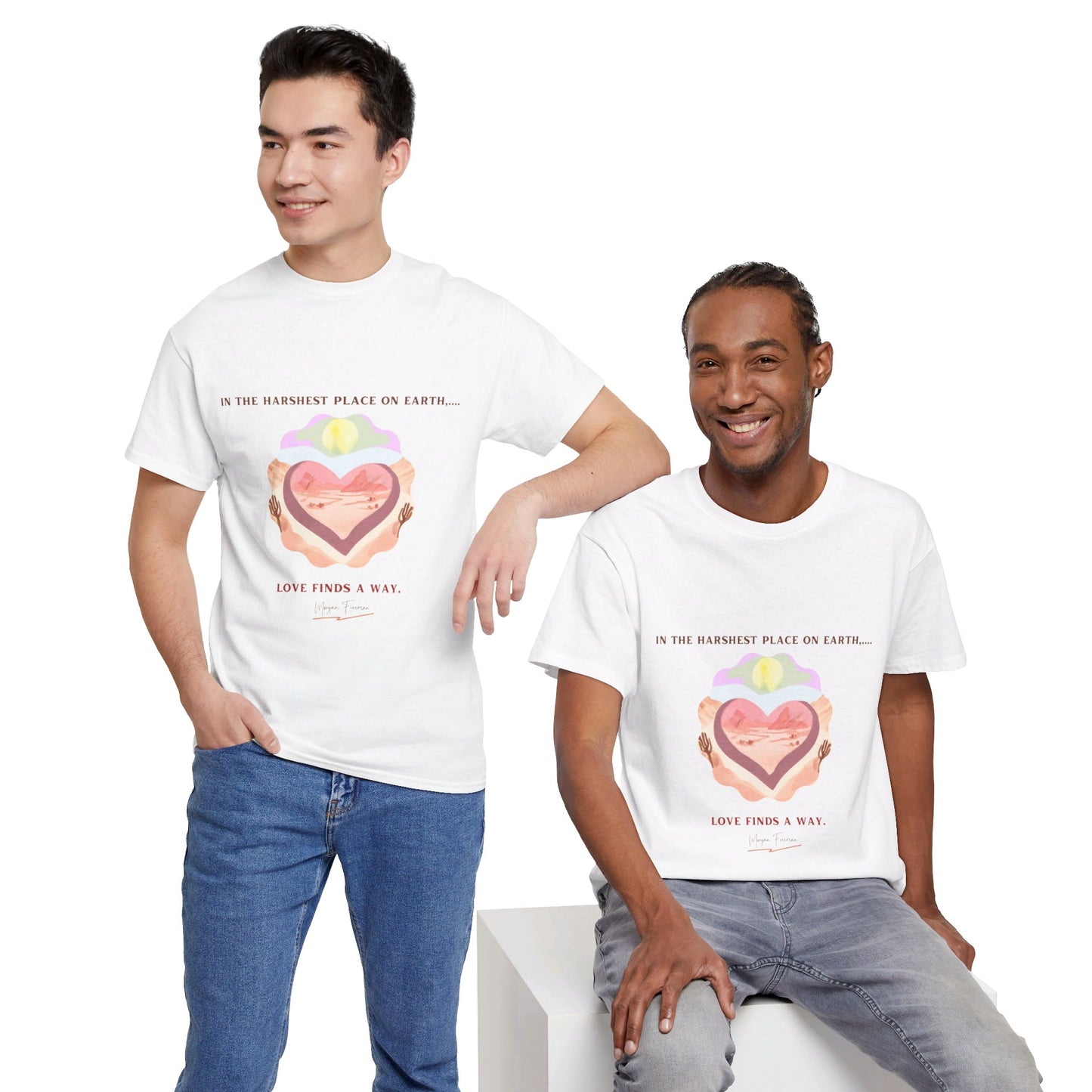 The Love Fighter T-Shirt: Love Conquers All"Love finds a way" Morgan Freeman