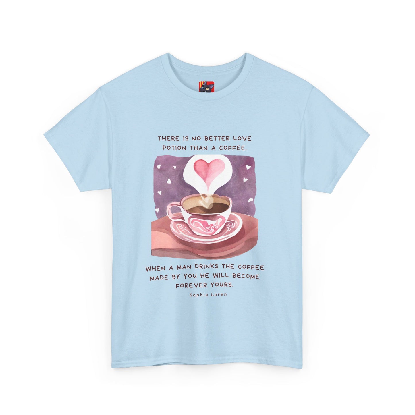 Coffee: The Love Potion (Cute & Playful) Romantic Coffee Quotes T-shirt