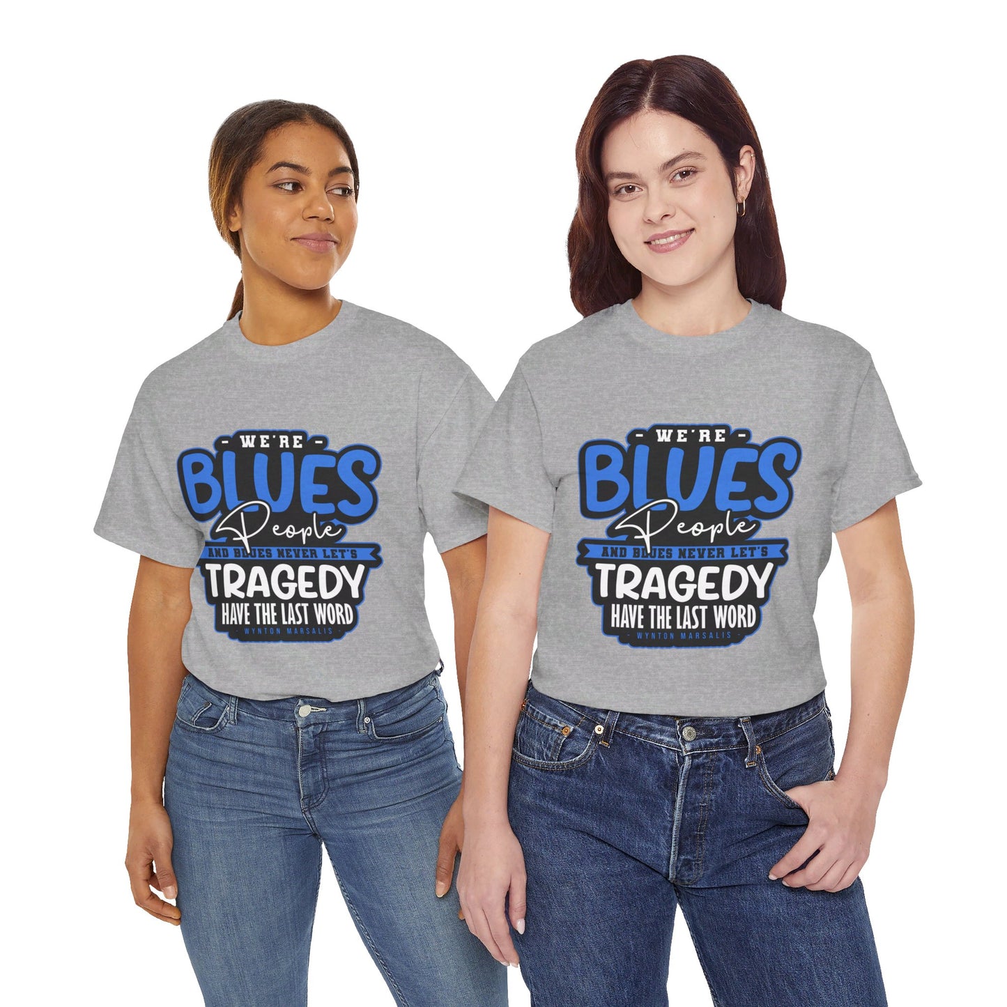 The Curious Mind T-Shirt: We're blues people  Wynton Marsalis