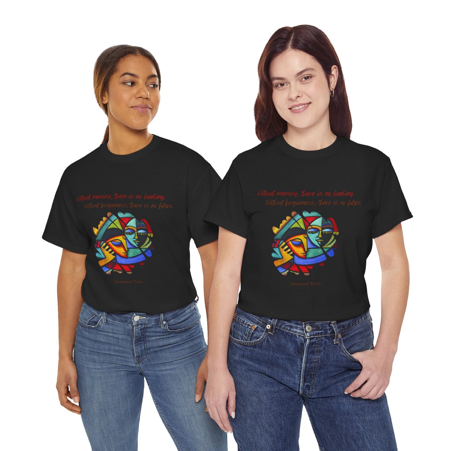 The Healing Journey T-Shirt: Remember to Forgive"Without memory... no forgiveness" Desmond Tutu