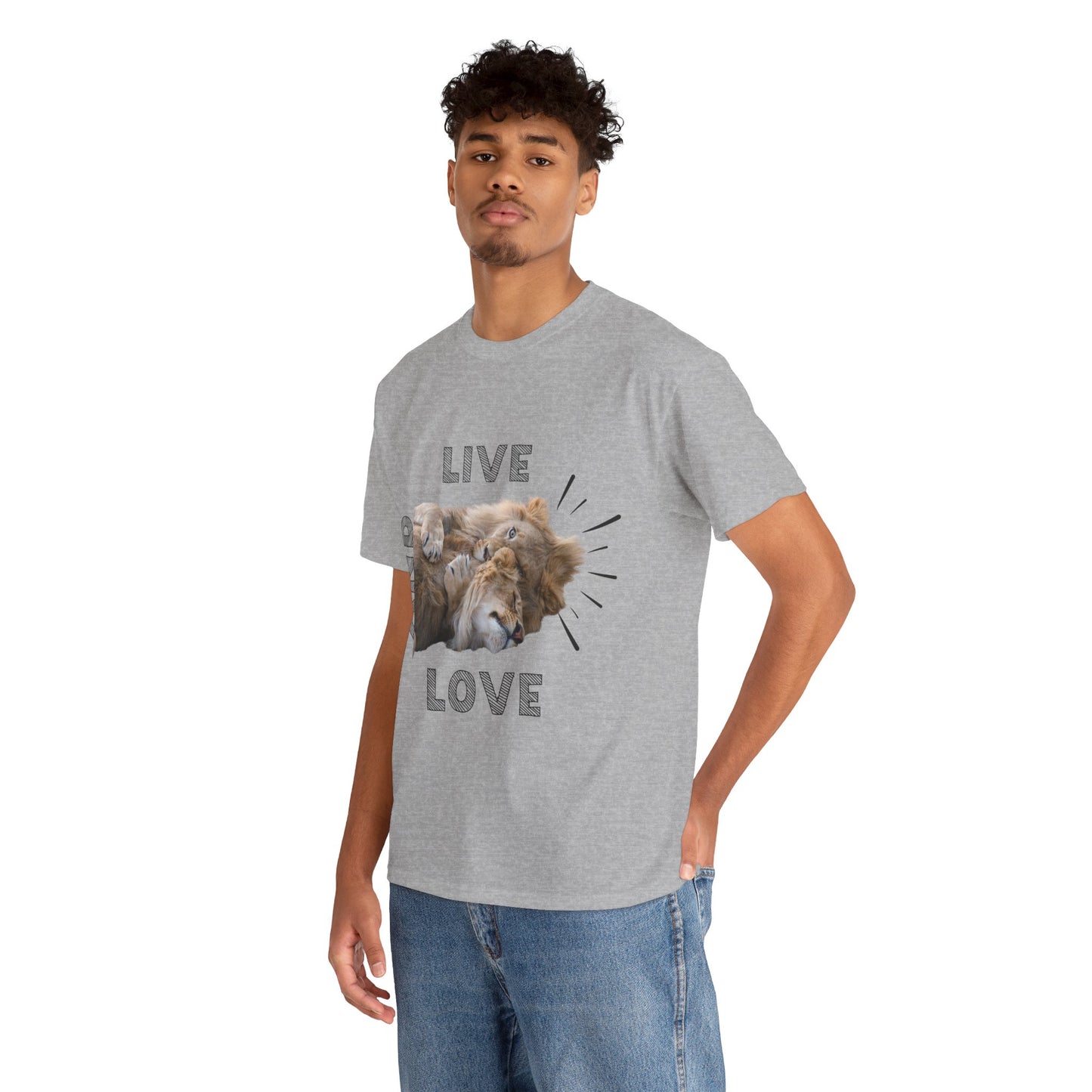 Live and Love: Simple Quote Tee Jack