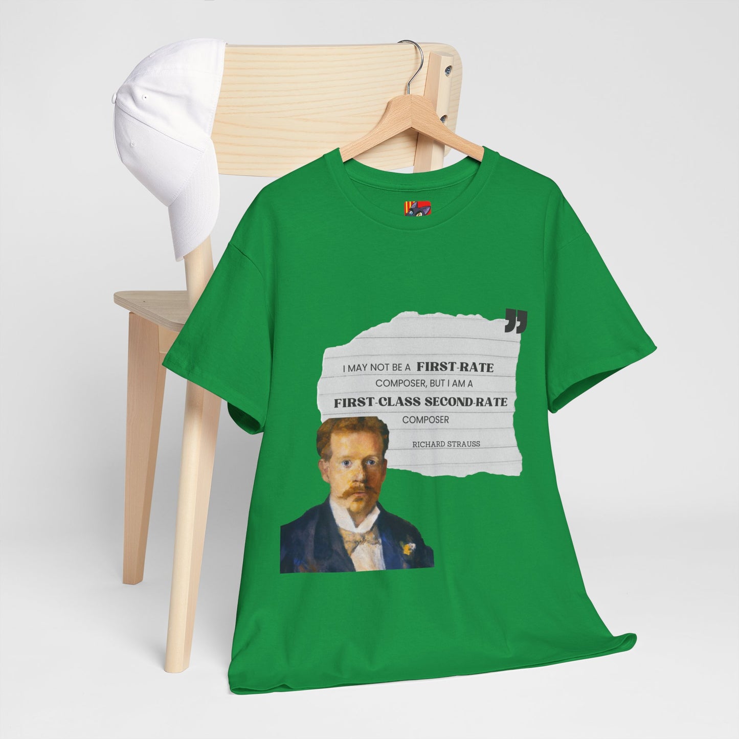 Second-Rate Genius: Dmitri Shostakovich Quote Tee Richard Strauss