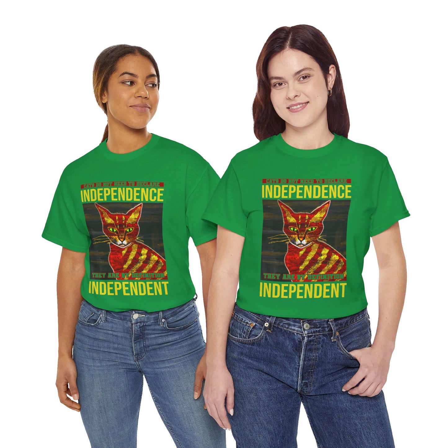 The Free Thinker T-Shirt: Cats do not need to declare independence Jack